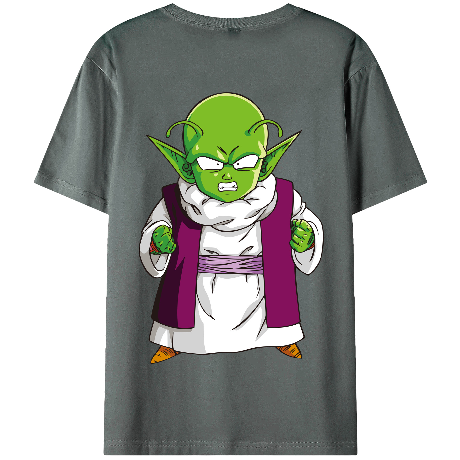（画像用） ドラゴンボール ピッコロ DRAGON BALL Piccolo 綿100％半袖Tシャツ（背面プリント）